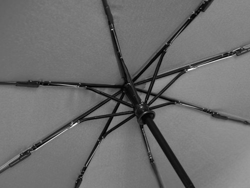 Зонт-автомат складной Reviver, светло-серый