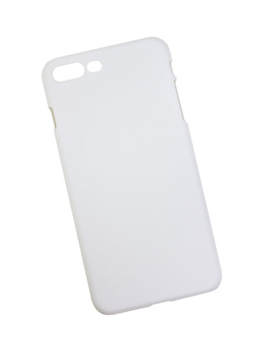 Чехол для iPhone 7 Plus / 8 Plus пластиковый прорезиненный, белый