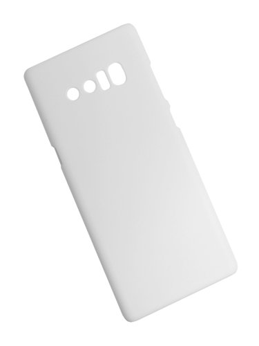 Чехол для Samsung Galaxy Note 8 пластиковый прорезиненный, белый