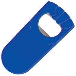 Открывалка  "Кулачок", пластик, цвет - синий (синий)