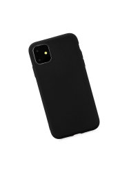 Чехол для iPhone 11 Pro Max soft-touch пластиковый, черный