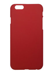 Чехол для iPhone 6 / 6S пластиковый прорезиненный, красный